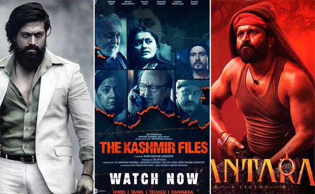कांतारा से द कश्मीर फाइल्स तक, इस साल की शुद्ध मुनाफा कमाने वाली टॉप 5 फिल्में ये हैं!