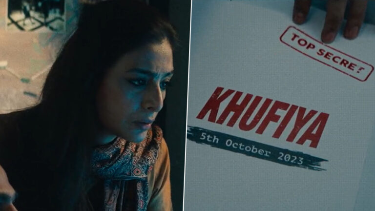 Khufiya: Trailer , Review , Release Date , Songs , Cast …..